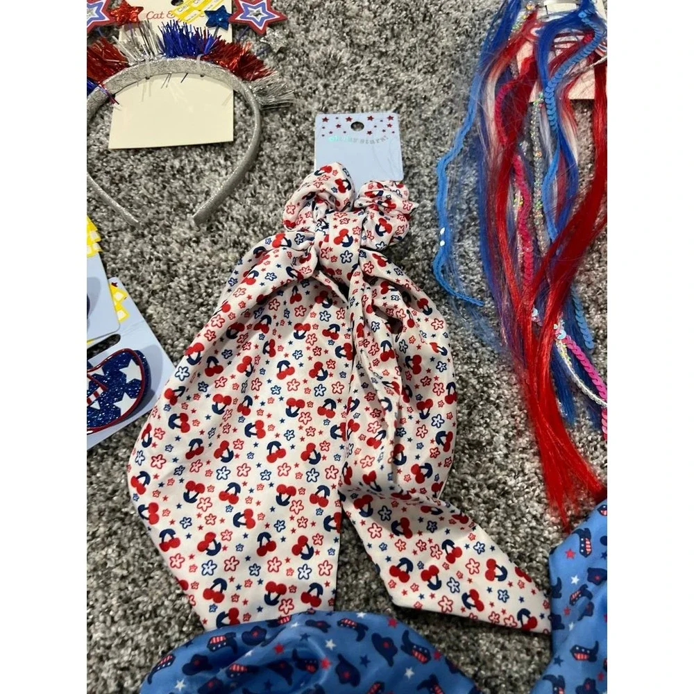 4th‎ of July Red, White & Blue Decorated Hair Accessories | Variety